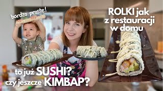 Jak zrobić rolki jak sushi z restauracji w domu  Odwrócony kimbap  PROSTY PRZEPIS [upl. by Emmi472]