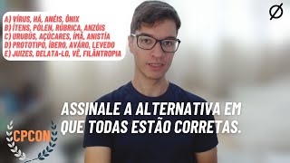 10  Exercício COMENTADO sobre ACENTUAÇÃO GRÁFICA para concursos e vestibulares [upl. by Ahcirt413]