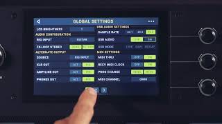 HeadRush Pedalboard Tutorials  Global Settings [upl. by Champaigne]