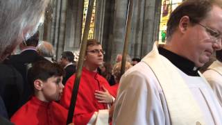 Köln  Amtseinführung von Kardinal Woelki am 2092014 im Kölner Dom [upl. by Eesdnil]