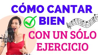 ✅Como aprender a CANTAR BIEN con un sólo ejercicio✅ Clases de CANTO desde cero con Natalia Bliss [upl. by Rahal]