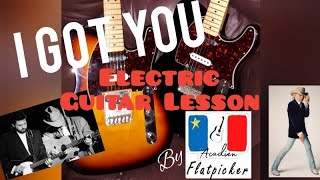 Electric Guitar Lesson  I Got You [upl. by Sivrahc171]