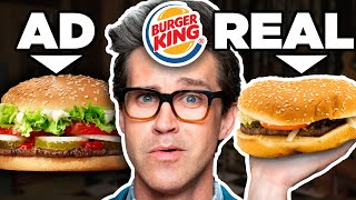 Fast Food Ads vs Real Life Food Test [upl. by Eednac78]