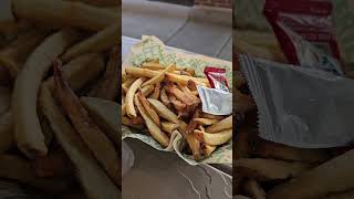 Wingstop boneless bundle deals mesquite bbq with Bleu cheese and ranch [upl. by Francisca]