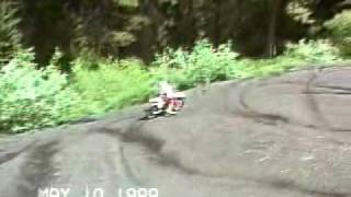 Yamaha YZ490 railing on a coal slag plateau  Roslyn WA May 10 1989 [upl. by Henka142]