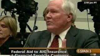 Alan Grayson Questions CEO Edward Liddy on AIG Coverup [upl. by Annol941]