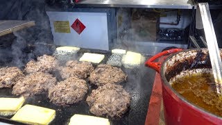 French Style Burgers Bourguignon Sauce and French Cheese London Street Food [upl. by Jenkins]