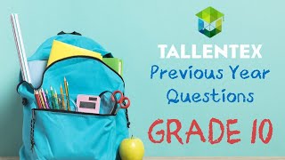 ALLENs TALLENTEX  High Admission Scholarship Exam  Grade 10  Previous Year Questions  PCMB [upl. by Aldarcie]