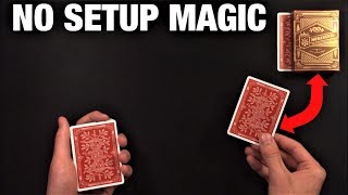 NO SETUP Teleportation Style Card Trick REVEALED [upl. by Noskcire]