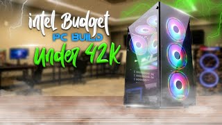 Intel Budget PC Build Under 42K  Tech By Ash [upl. by Okimat]