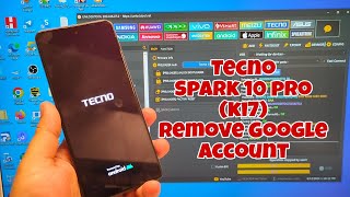 Tecno Spark 10 Pro KI7 FRP Bypass  FRP Unlock UnlockTool One Click [upl. by Ahsieuqal82]