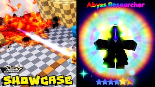 LVL 175 ABYSS RESEARCHER 6⭐UNIT SHOWCASE  ALL STAR TOWER DEFENSE [upl. by Biddick]