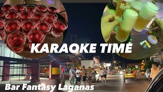 Karaoke time at Bar Fantasy with friends  Laganas Zante  Summer 2024 [upl. by Nie]