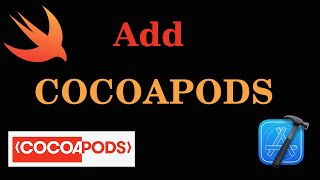 How to add CocoaPods to your Xcode project  amp How to install Alamofire with CocoaPods [upl. by Dominik]