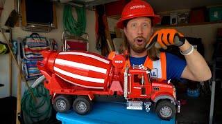 Handyman Hal learns about Concrete Trucks for Kids [upl. by Welcy59]