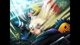 minato vs obito full fight sub indo [upl. by Meara]