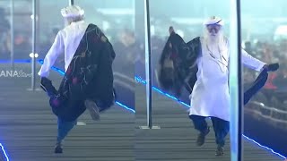 Sadhguru Dance at Maha Shivaratri 2022  Isha Yoga Center  MahaShivRatri2022 [upl. by Hctub]