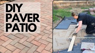 Amazing DIY Paver Patio using the Brock Paver Base Panel System [upl. by Erehpotsirhc79]