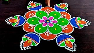 Deepavali Special Rangolis 🌹 Diwali Rangolis 🌹 Diya Kolam Rangoli 🌹 Festival Rangolis 🌹 Diwali Muggu [upl. by Anhaj193]