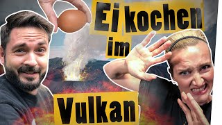 VulkanChallenge Ei kochen im Vulkan mit Ari und Meini  „Das schaffst du nie“ [upl. by Jarus]