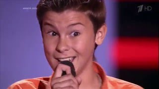 The Voice Kids RU 2016 Egor — «Great Balls Of Fire» Blind Auditions  Голос Дети 3 Егор Ревский СП [upl. by Deeyn406]