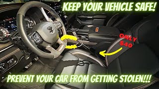 Steering Wheel Lock Keep Your Car Safe [upl. by Doscher108]