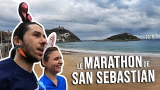 🏃LE MARATHON DE SAINT SEBASTIEN 2018🏃  LAPINS RUNNERS [upl. by Ardnuek982]