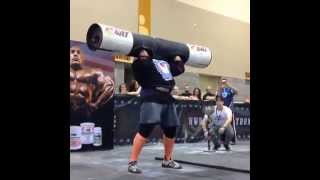 Dimitar Savatinov  460lb208kg log press American record [upl. by Notsnorb]