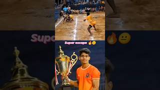 Super escape kabaddi viralshorts cricketlover 100k [upl. by Weinert]