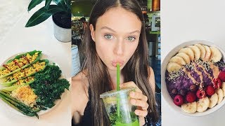 WHAT I EAT IN A DAY AS A MODEL vegan [upl. by Aisital]