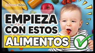 🥕👶 5 ALIMENTOS ESENCIALES para comenzar la alimentación complementaria AC del bebé ¿Qué y Cómo [upl. by Adolpho]