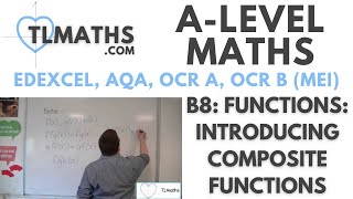 ALevel Maths B808 Functions Introducing Composite Functions [upl. by Demeyer787]