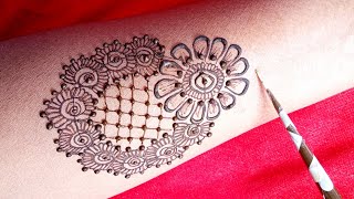 New Easy Mehndi design for Front hand Simple Mehandi design Mehandi designHenna Mehndi designs [upl. by Anatol303]