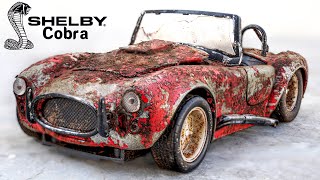 Ruined 1965 Shelby Cobra Model Full Restoration [upl. by Ahtiekal]