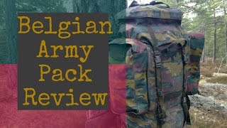 Giant Belgian Army BackPack M97 Review [upl. by Marlen]