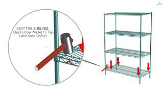 Assembly  Super Erecta Shelving Kit [upl. by Nawd732]