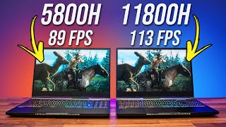 AMD or Intel For Gaming 5800H vs 11800H [upl. by Phelgen]