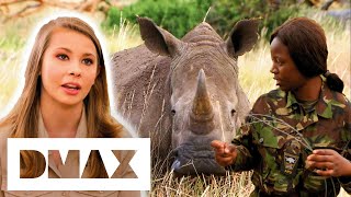 Bindi Irwin Meets The AllFemale AntiPoaching Unit That Is SAVING Rhinos  Crikey Its The Irwins [upl. by Vaish]