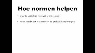 Normen waarden en ethiek [upl. by Child]