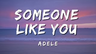 Adele  SOMEONE LIKE YOU Lyrics [upl. by Arabela36]