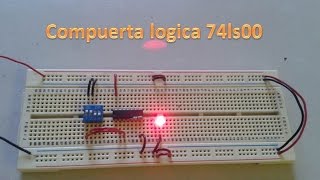 compuertas logicas NAND [upl. by Myrlene663]