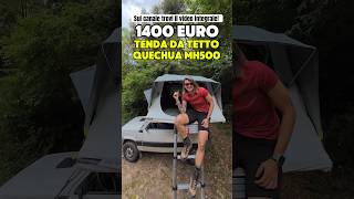 Tenda da tetto Decathlon Quechua MH500 FampB 🚗⛺️💨 trekking campeggio hiking [upl. by Tamanaha]