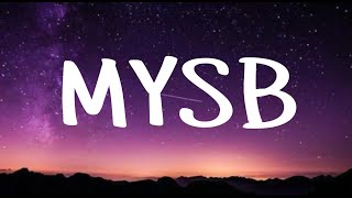 MYSB  Skusta Clee Lyrics Video [upl. by Janine]