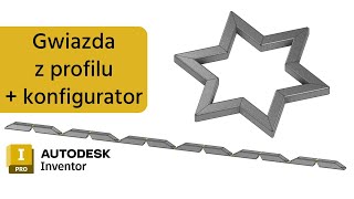 Profil stalowy łamany cięty i gięty dla CNC  konfigurator iLogic  Autodesk Inventor Tutorial 40 [upl. by Amari]