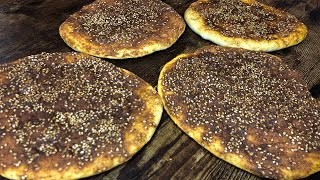 How to Make the Best Lebanese Manakish Flatbread  Zaatar Bread  Eats With Gasia [upl. by Aonian]