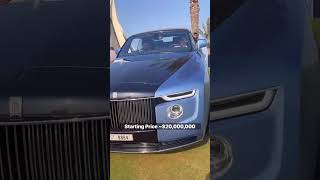 28 Million Rolls Royce Boat Tail spotted in Dubai  thetrillionaireliferepost [upl. by Eronaele]