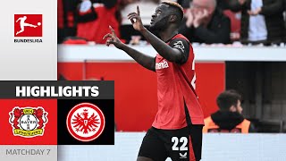 Wonderful Teamwork Initiates Comeback  Bayer 04 Leverkusen  Eintracht Frankfurt 21  Highlights [upl. by Lati301]