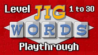 Jig Words HipSoft  Level 1 to 30 Playthrough [upl. by Adekram388]