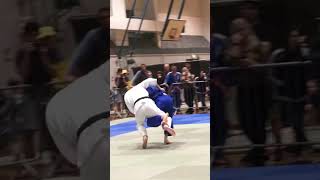 TANIOTOSHI judo sacrifice throw and triangle submission [upl. by Eirelav]