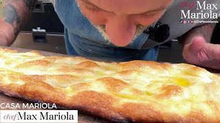 PIZZA BIANCA ROMANA Come fare quella VERA ►► Ricetta di Antico Forno Roscioli e Chef Max Mariola [upl. by Brooks]